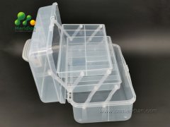Plastic storage bins