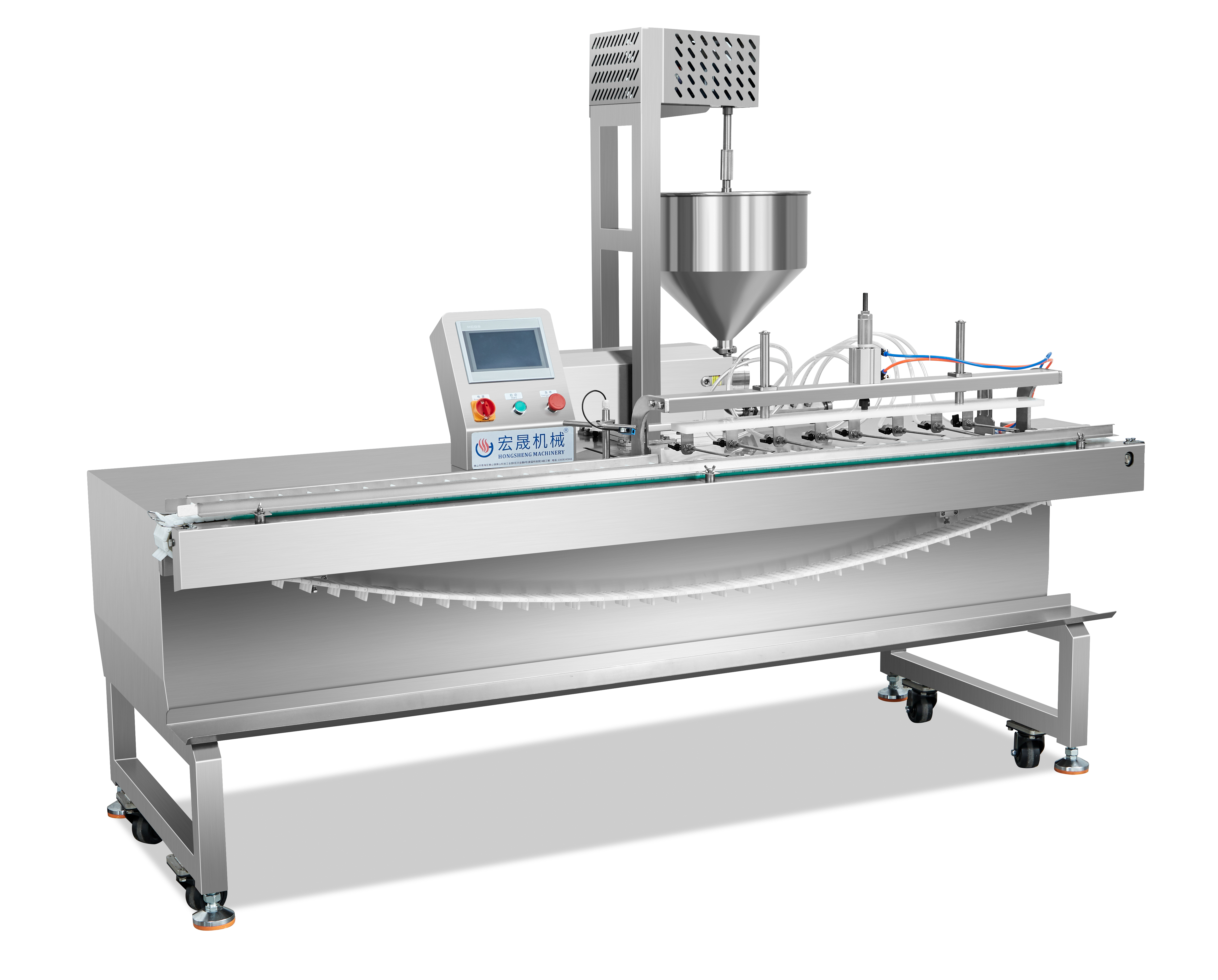 automatic filling injector for donuts/cakes and pastries
precision cream and jam filling machine for bakery products
high-speed injection system for liquid and viscous fillings