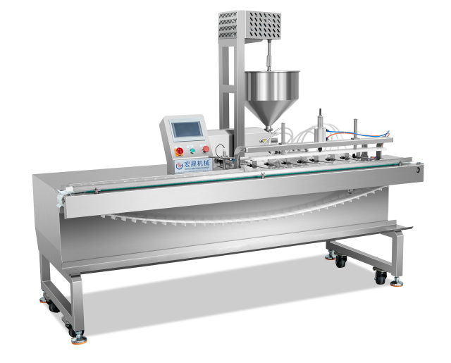 automatic filling injector for donuts/cakes and pastries
precision cream and jam filling machine for bakery products
high-speed injection system for liquid and viscous fillings