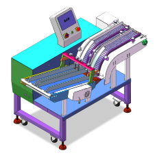 双通道下片机 HS04,佛山市宏晟机械设备有限公司,双通道下片机