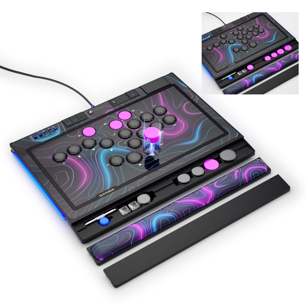 QANBA SAPPHIRE S1  Leverless Arcade Controller