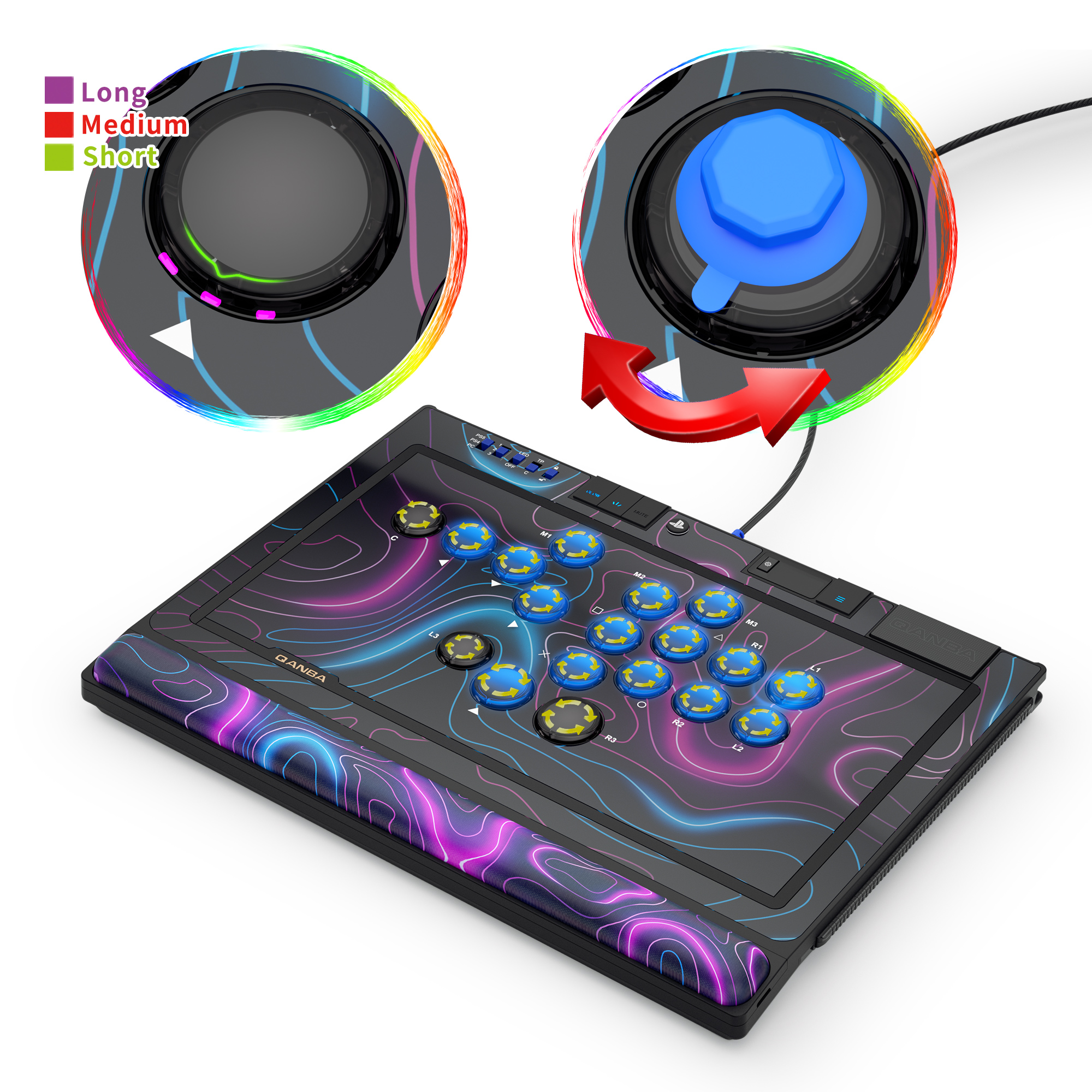 QANBA SAPPHIRE S1 leverless controller