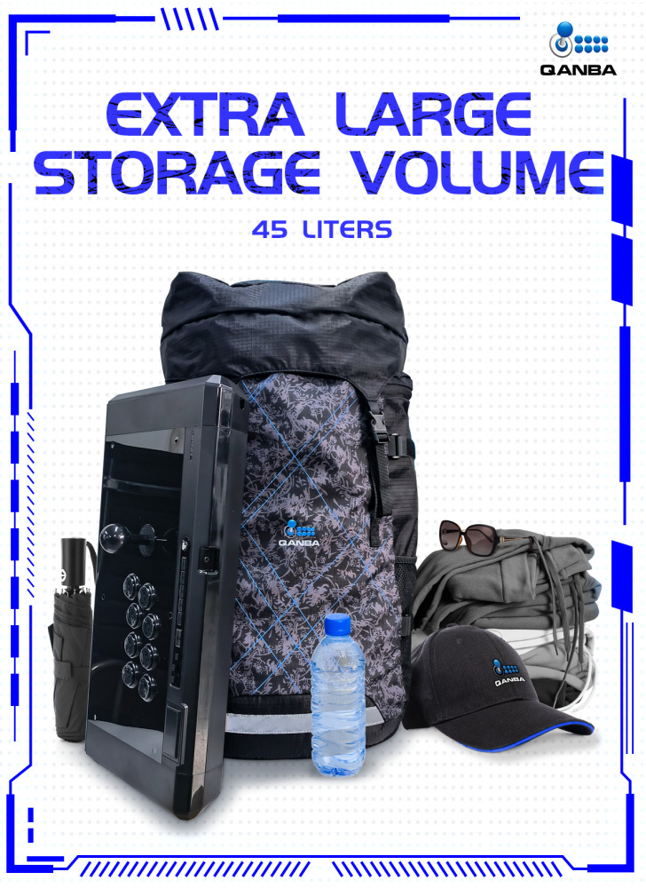 QANBA Guardian 2 Extra Large Storage Volume Arcade Joystick Backpack