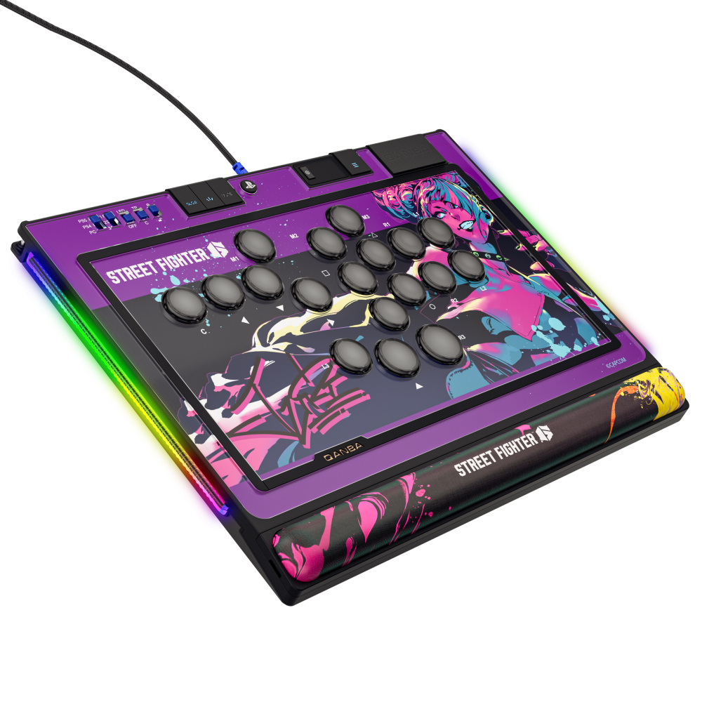 QANBA SAPPHIRE S1 Leverless Arcade Controller  CAPCOM  Street Fighter Juri