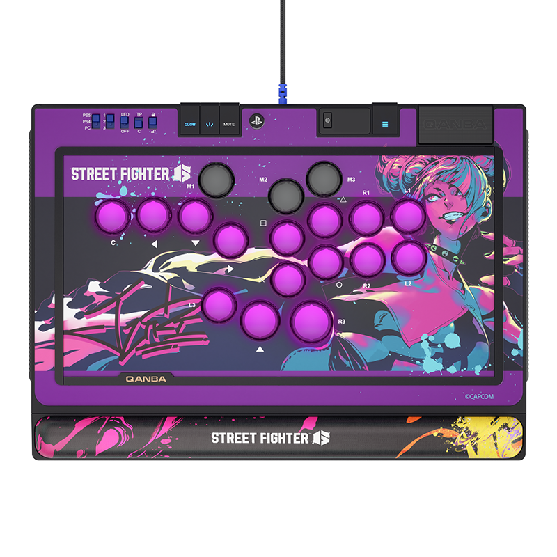 QANBA SAPPHIRE S1 Leverless Arcade Controller  CAPCOM  Street Fighter Juri