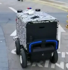 Outdoor Delivery Robot University Package Delivery Unmanned Automatic Self Driving