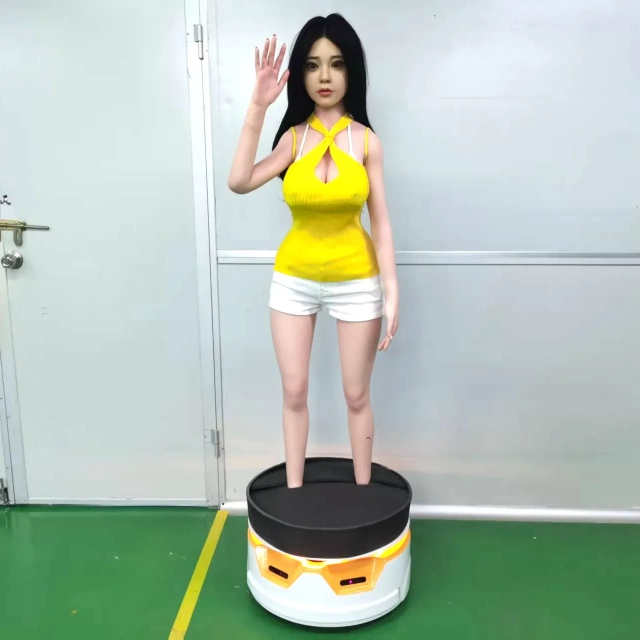 Humanoid Girl Robot AI Female Reception Face Recognition Robot Female Chat Robot Girl Service Human Used Exhibition Hall Shop Company Desk Government Hall