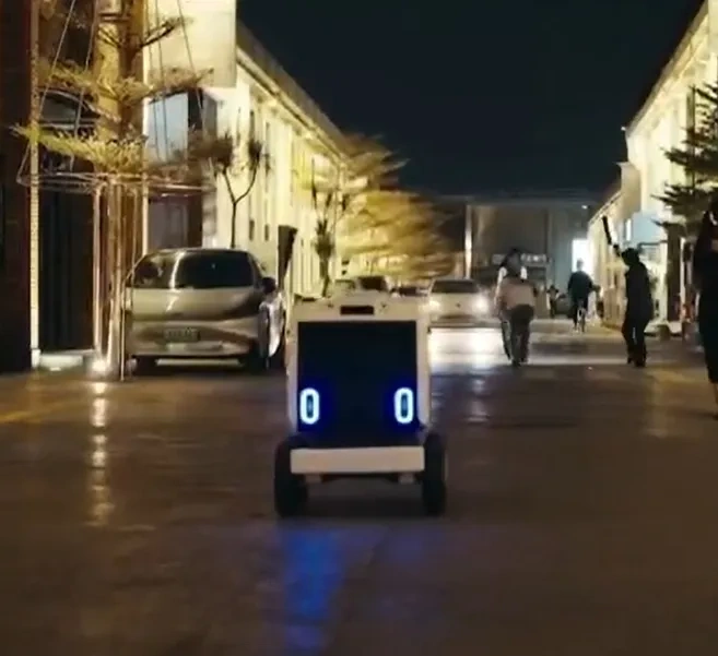 Outdoor Delivery Robot University Package Delivery Unmanned Automatic Self Driving