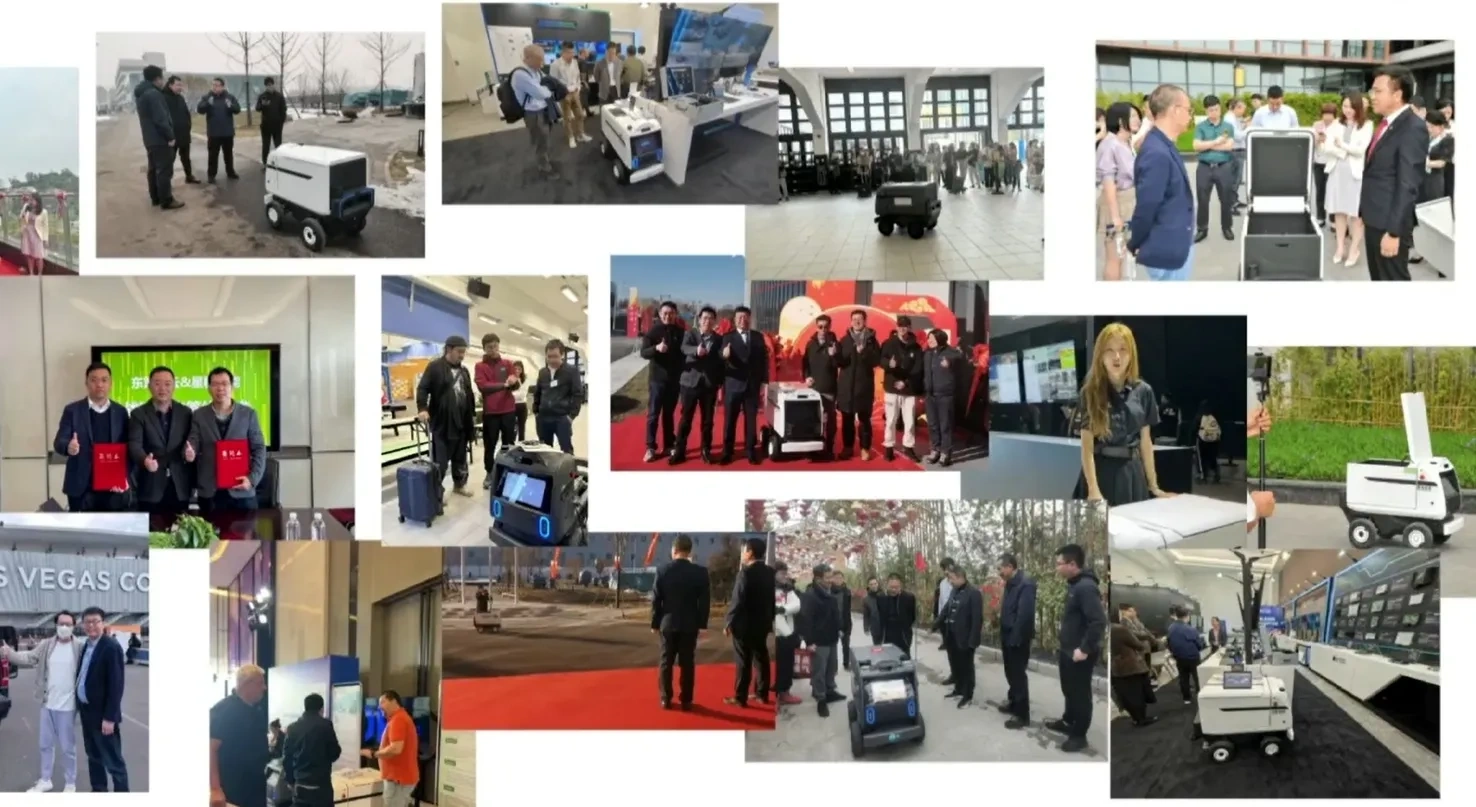 Outdoor Delivery Robot University Package Delivery Unmanned Automatic Self Driving