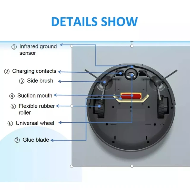 Anseboo H3 Robotic Vacuum Cleaner Automatic Cleaning