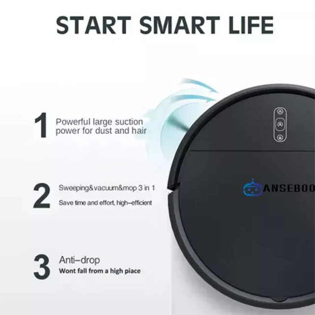 Anseboo H3 Robotic Vacuum Cleaner Automatic Cleaning