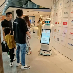 Consulting Reception Business Welcome AI Service Humanoid Robot Welcome Guide