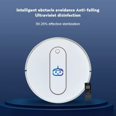 Robot Vacuum Cleaner With UV disinfection and Mop Vacuum Robot 4 In 1 Function Smart Vacuum Cleaner Robot