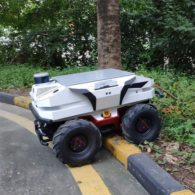 Intelligent UGV platform for education four-wheeled drive ROS system robot chassis AMR