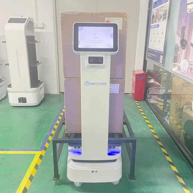 AGV Transport Handling Robot Industrial Logistics Transmission Delivery Robot Factory Delivery Robot Workshop AMR