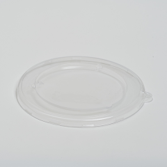 PET Lid for 18oz oval bowl