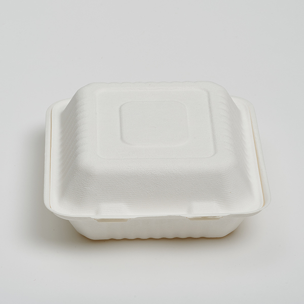 8″ 3-Compartment Clamshell