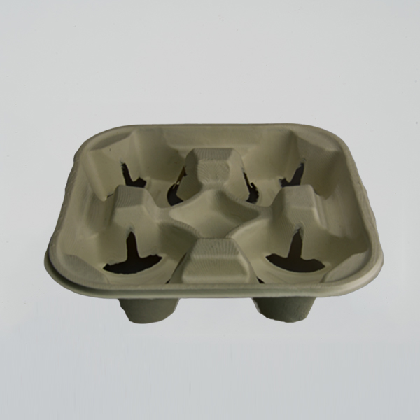 4 holes Cup holder (Recycled Paper)