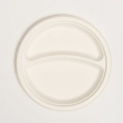 wholesale disposable plates - 2-compartment