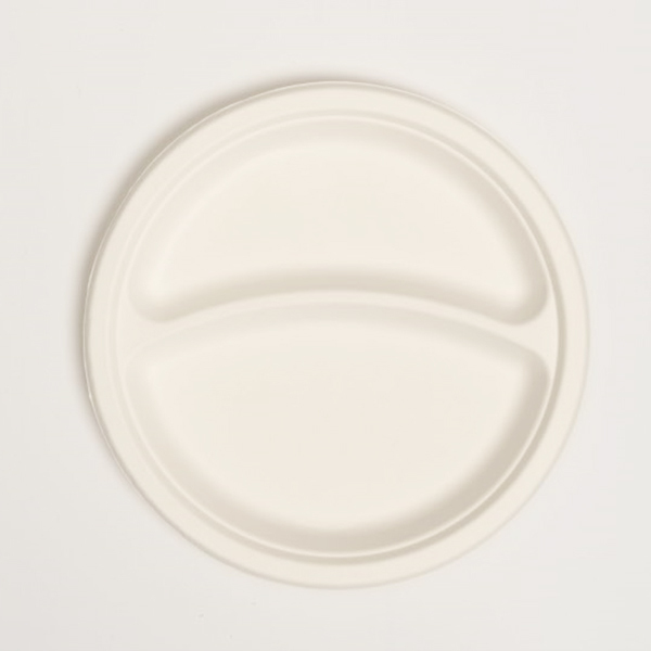 wholesale disposable plates - 2-compartment