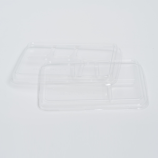 PET Lid for Compartment Deep Tray