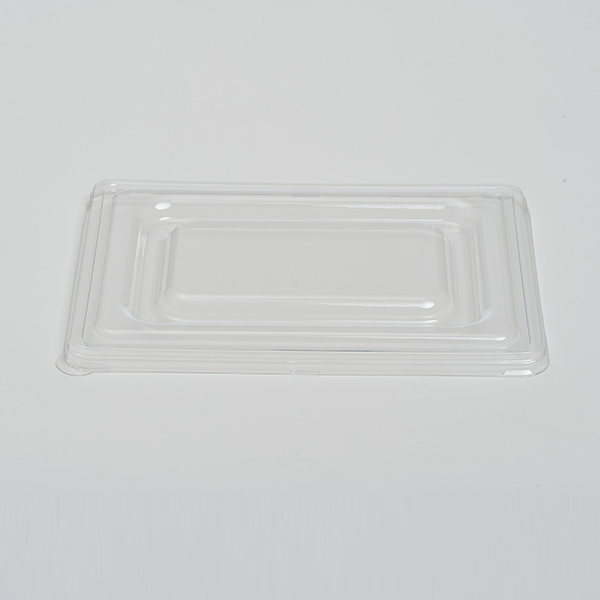 Anti‑Fog PET Lid for Hot Dog Tray Eco‑Friendly Bagasse Food Container Lid