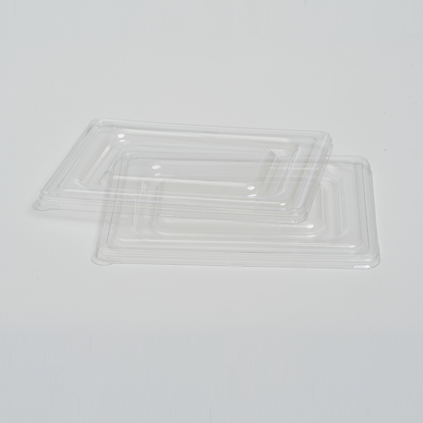 Anti‑Fog PET Lid for Hot Dog Tray Eco‑Friendly Bagasse Food Container Lid