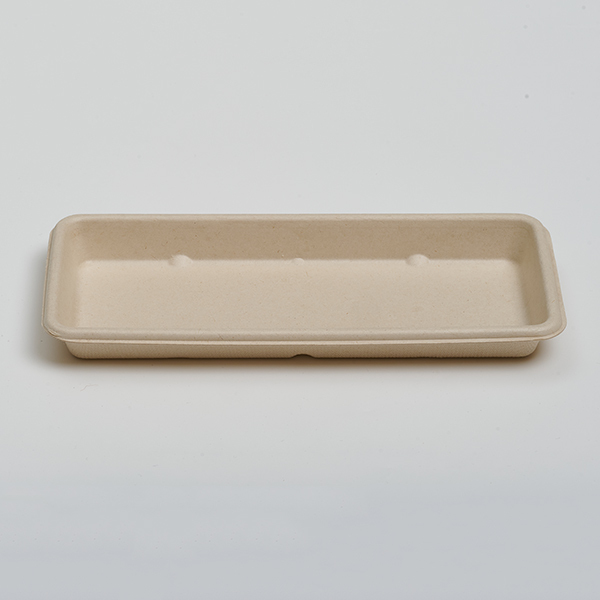 Eco‑Friendly Bagasse Fiber Hot Dog Tray for Restaurant & Concession Stand