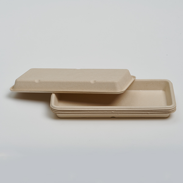 Eco‑Friendly Bagasse Fiber Hot Dog Tray for Restaurant & Concession Stand
