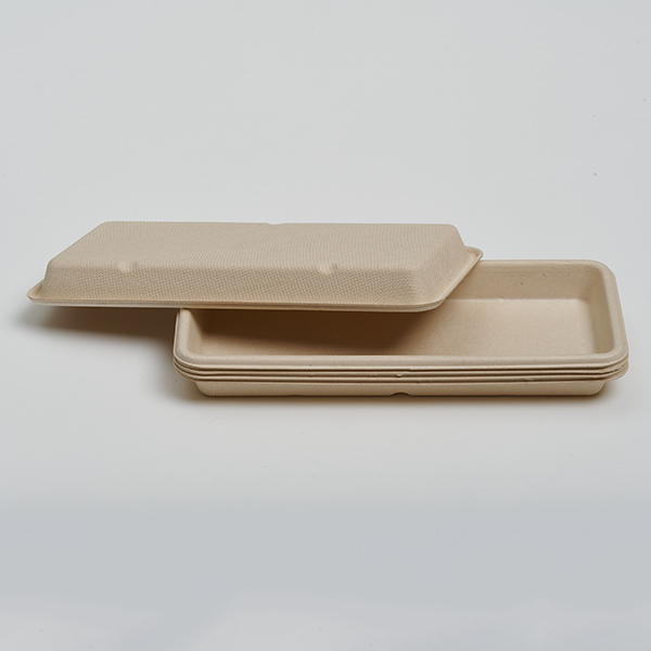 Eco‑Friendly Bagasse Fiber Hot Dog Tray for Restaurant & Concession Stand