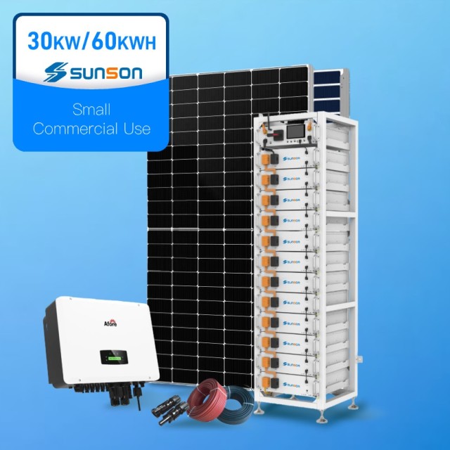 SUNSON Complete 30kw 60kwh Hybrid System For Commercial Use