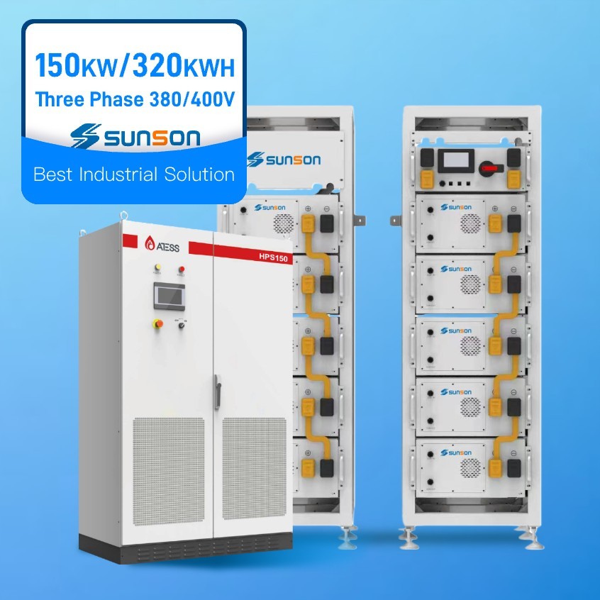 SUNSON 150 kW 320 kWh – Die beste industrielle Lösung für den Fabrikeinsatz
