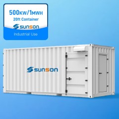 SUNSON 20ft 500KW 1.2MWH Container ESS Solution Industrial Use