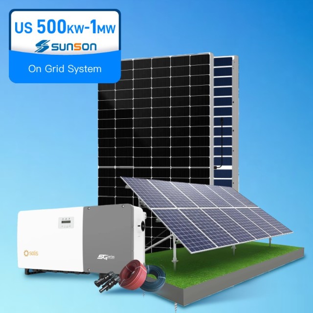 SUNSON US Standard 500 kW 800 kW 1 MW Gewerbliches Industrie-Netzsystem