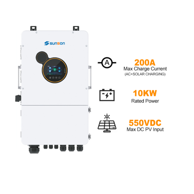 Heißer Verkauf: US-Standard 10 kW/12 kW Split-Phase-Hybrid-Wechselrichter