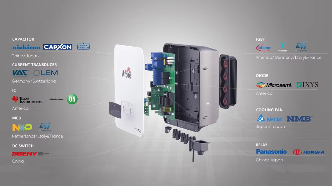 10kW 20kW 30kW 三相混合逆变器，支持高压锂电池