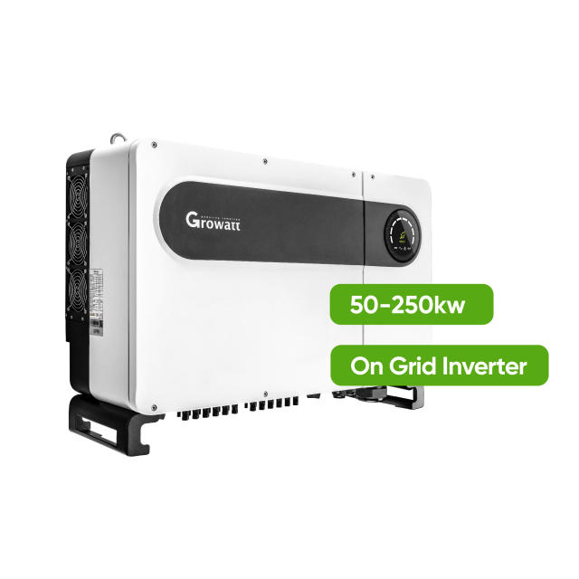 Inversor On-Grid Growatt EU de 50KW, 80KW e 100KW, um sucesso de vendas.
