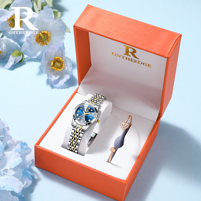 Exhibition-style live-streaming best-selling Swiss brand watch - new women's wristwatch with elegant style, water-resistant and luminous - one-off wholesale available