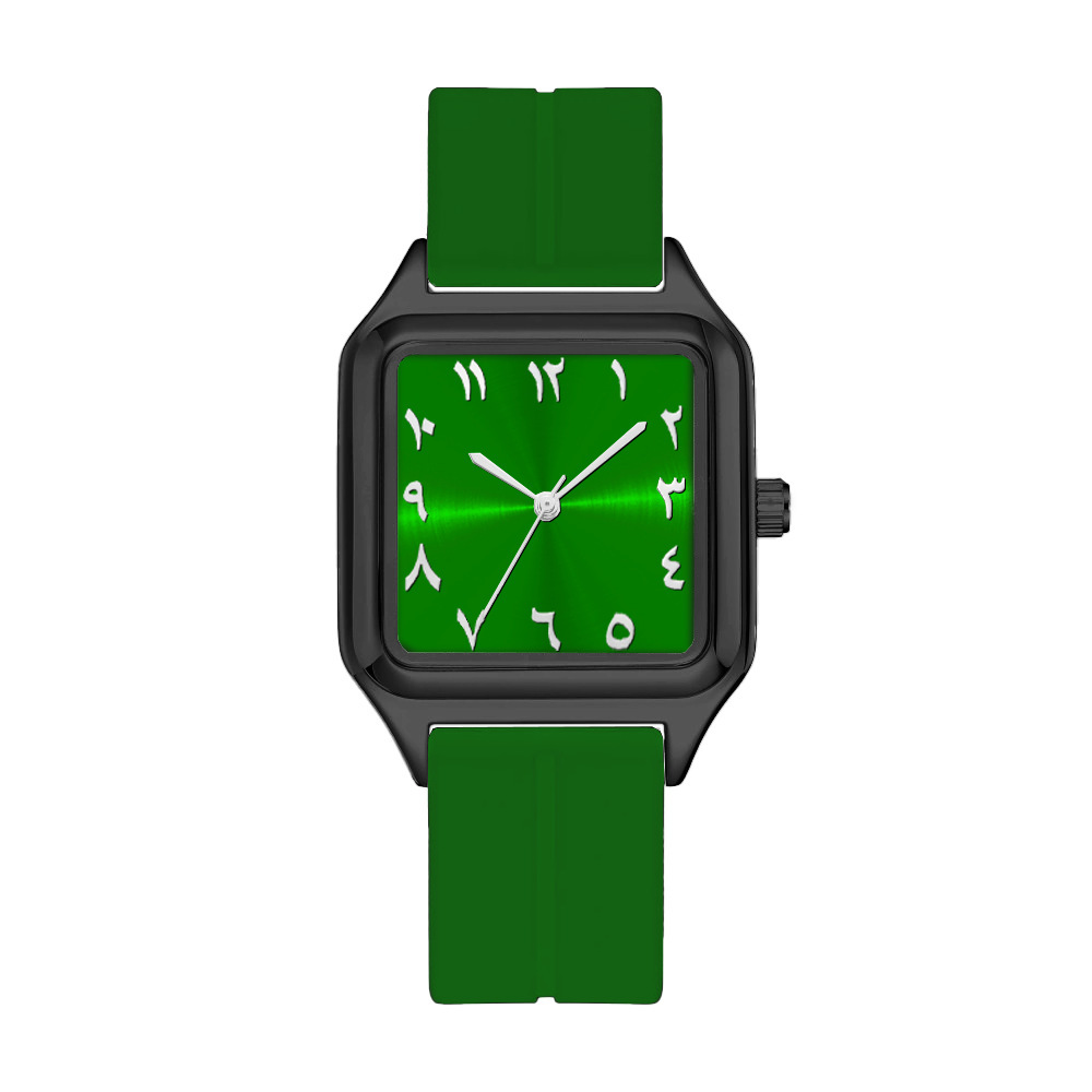 Cross-border best-selling Roman lady square watch with unique design, water-resistant wristwatch, simple and versatile quartz watch, wholesale at low price.