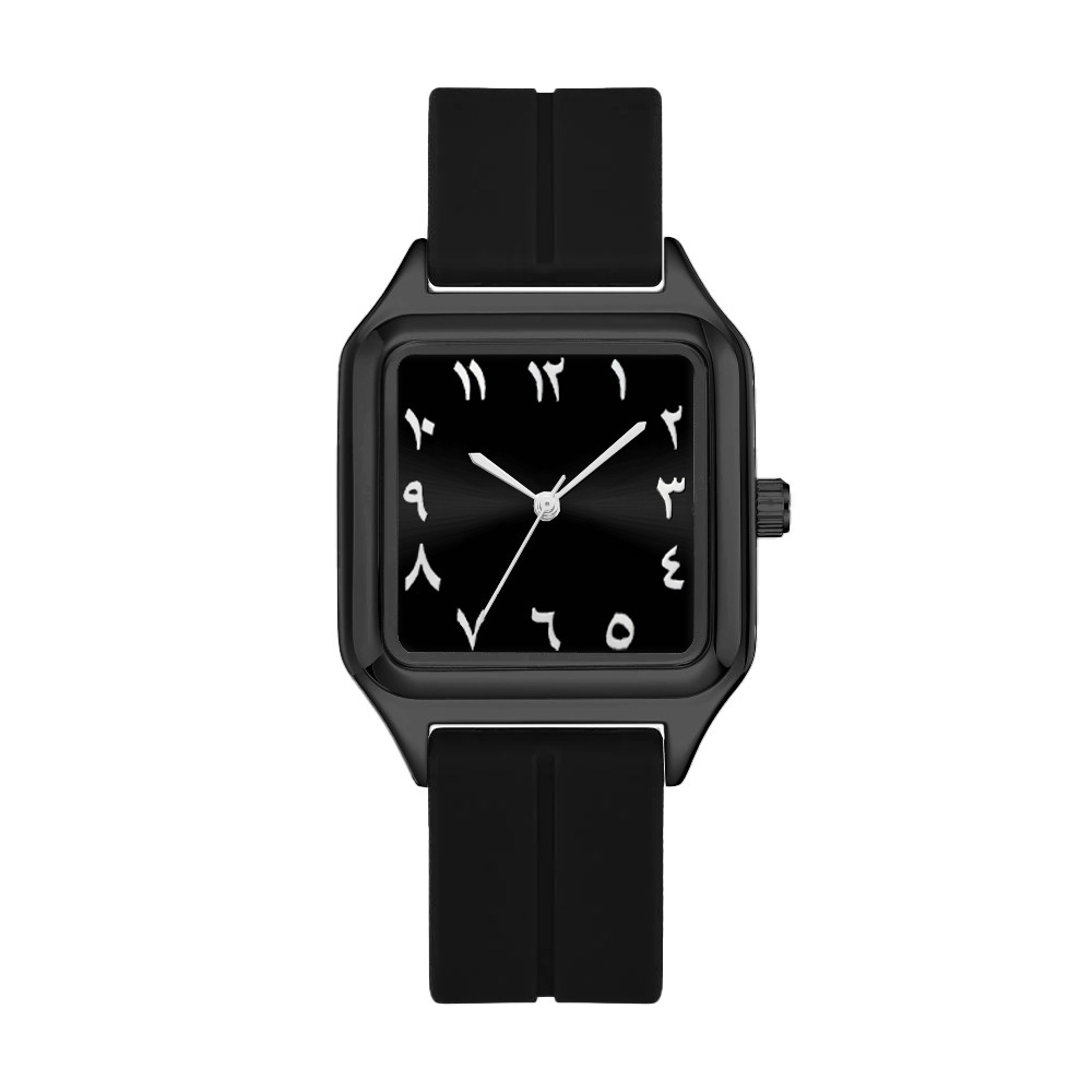 Cross-border best-selling Roman lady square watch with unique design, water-resistant wristwatch, simple and versatile quartz watch, wholesale at low price.