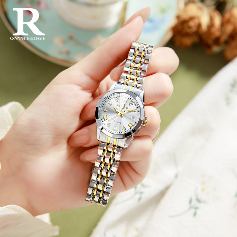 Exhibition-style live-streaming best-selling Swiss brand watch - new women's wristwatch with elegant style, water-resistant and luminous - one-off wholesale available