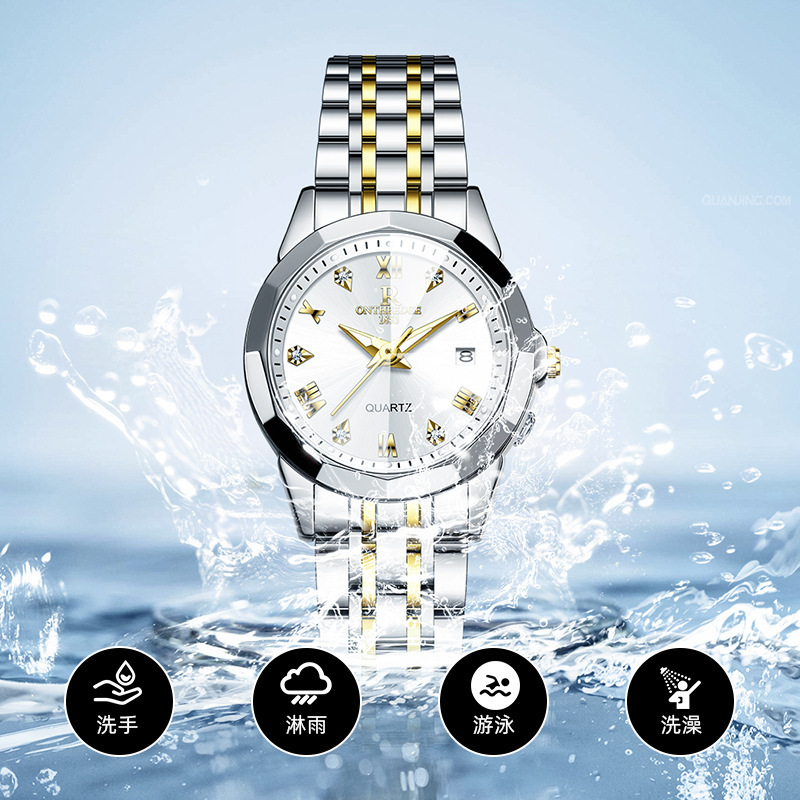 Exhibition-style live-streaming best-selling Swiss brand watch - new women's wristwatch with elegant style, water-resistant and luminous - one-off wholesale available