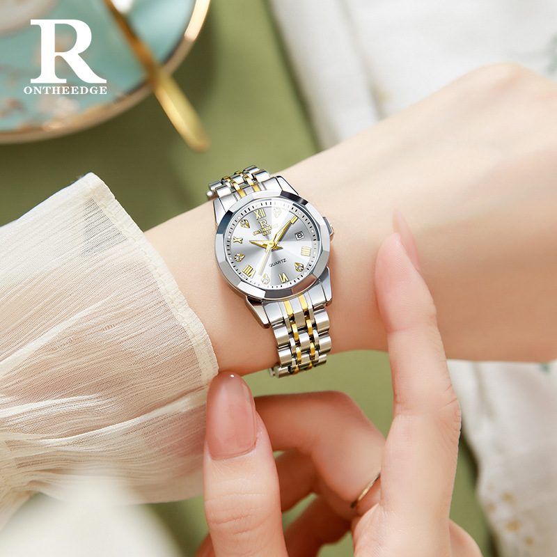Exhibition-style live-streaming best-selling Swiss brand watch - new women's wristwatch with elegant style, water-resistant and luminous - one-off wholesale available