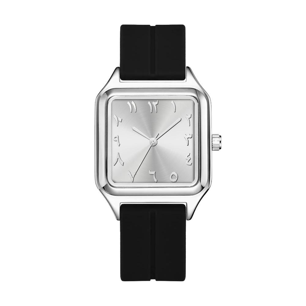 Cross-border best-selling Roman lady square watch with unique design, water-resistant wristwatch, simple and versatile quartz watch, wholesale at low price.