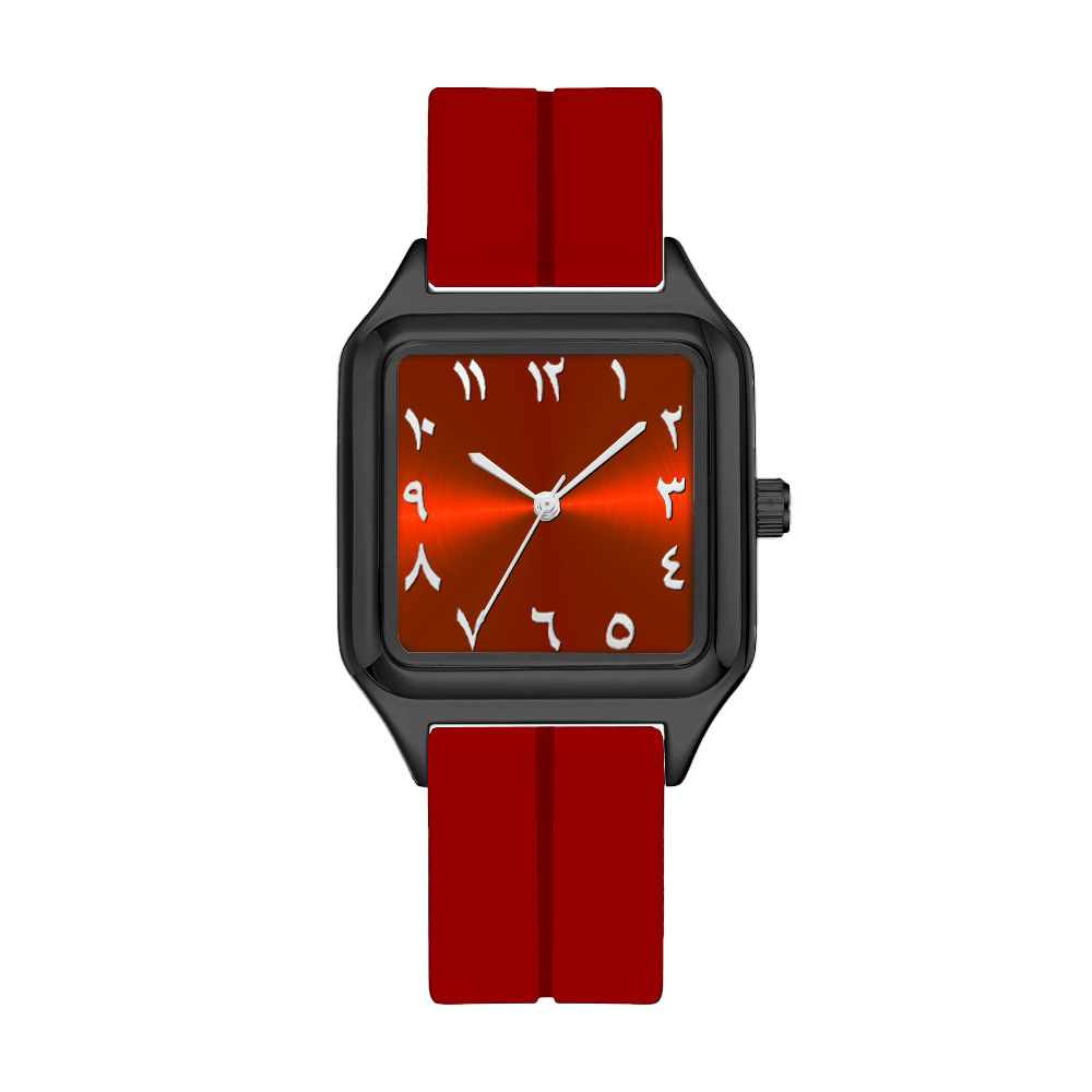 Cross-border best-selling Roman lady square watch with unique design, water-resistant wristwatch, simple and versatile quartz watch, wholesale at low price.