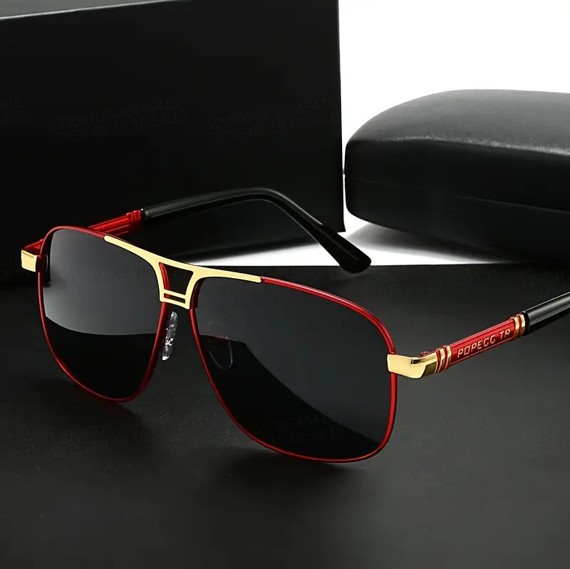 Advanced cross-border fashion dual-purpose day and night UV-protective sunglasses, trendy new style frames, 2025 model, men's sunglasses