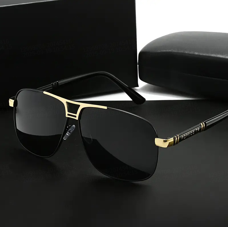 Advanced cross-border fashion dual-purpose day and night UV-protective sunglasses, trendy new style frames, 2025 model, men's sunglasses