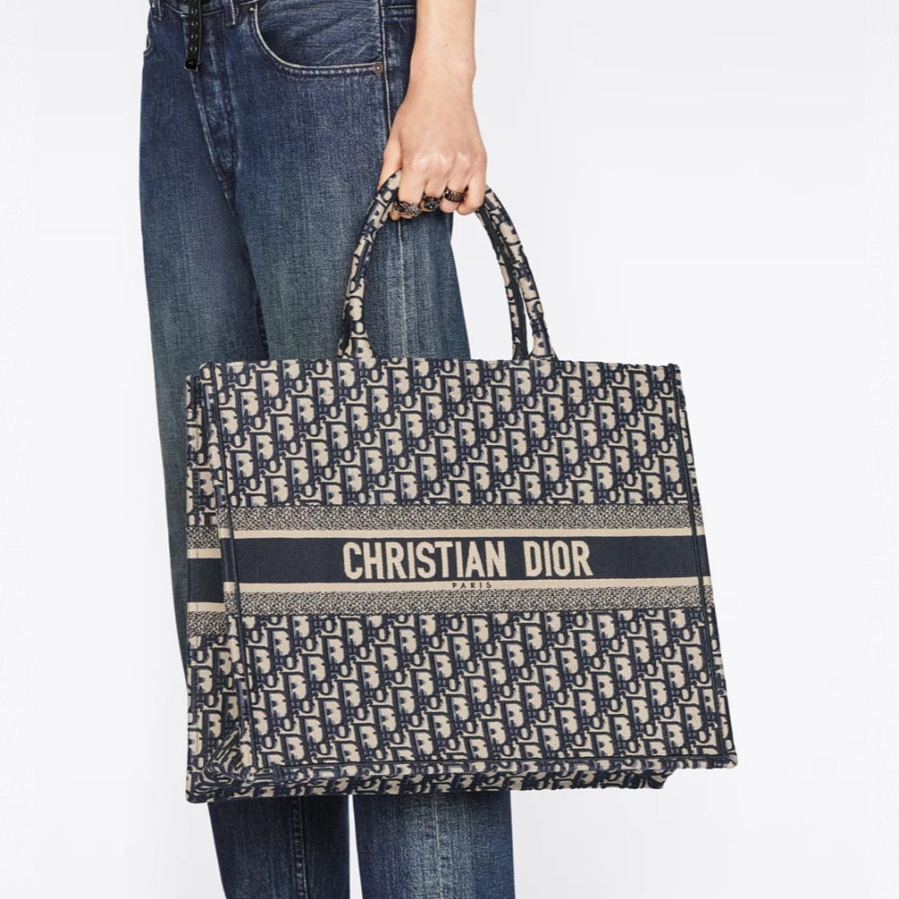 Large Dior Book Tote