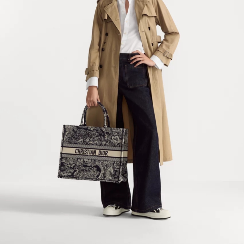 Large Dior Book Tote