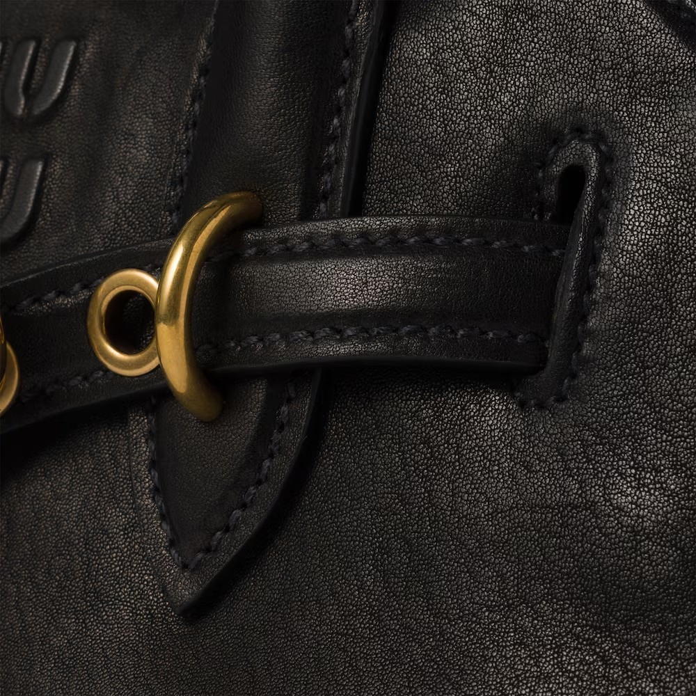 Aventure nappa leather top-handle bag